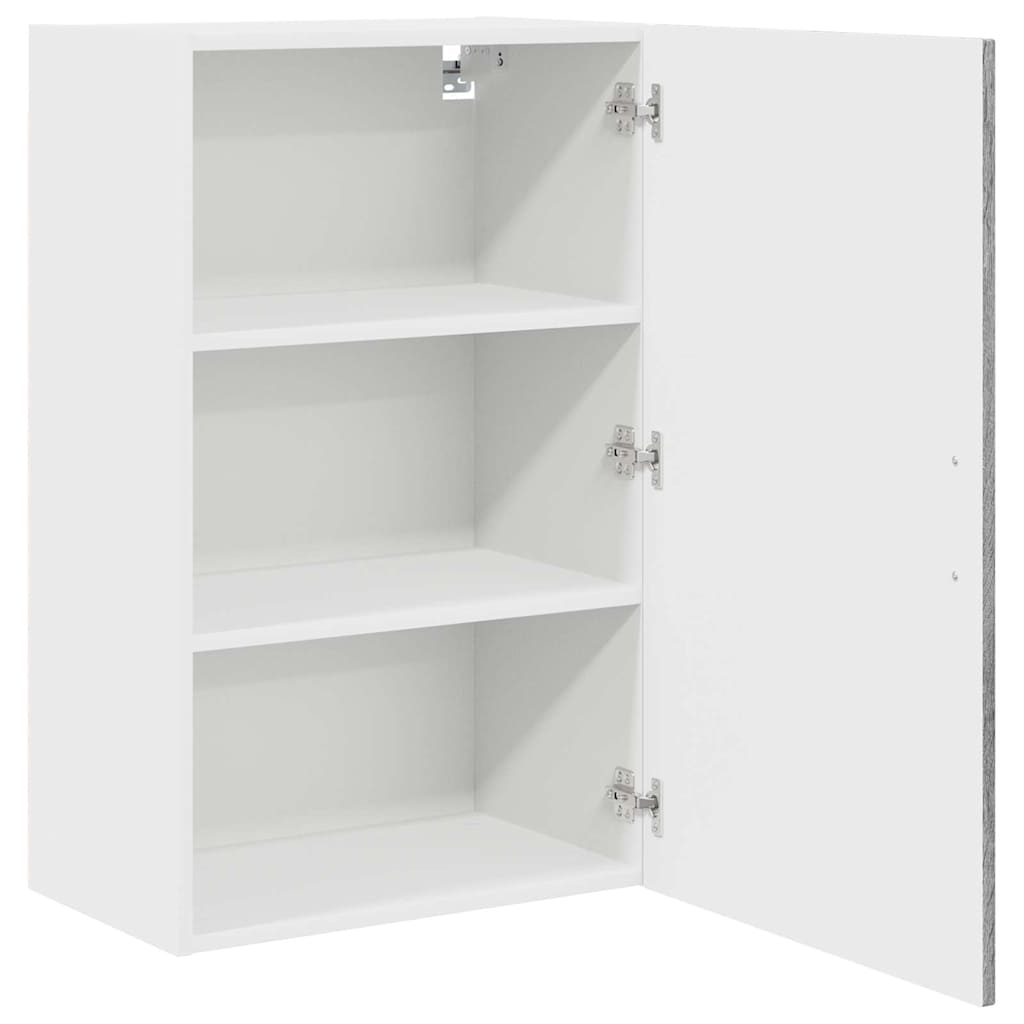Kitchen Wall Cabinet with Shelf Grey Sonoma 50 x 31 x 80 cm
